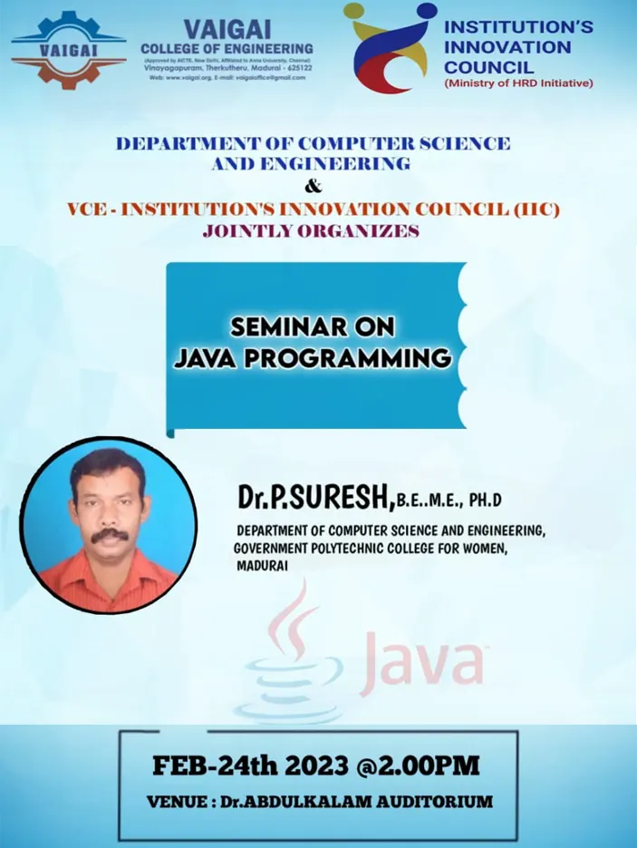 Seminar on Java Program