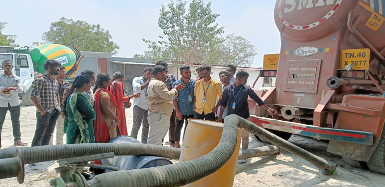 Vaigai civil Industrial Visit