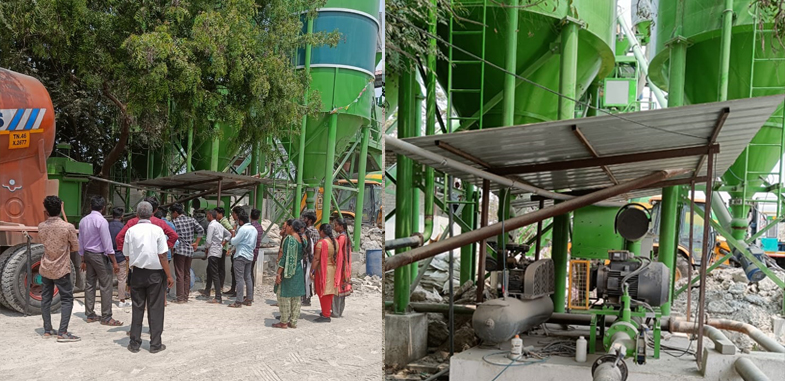 Vaigai civil Industrial Visit