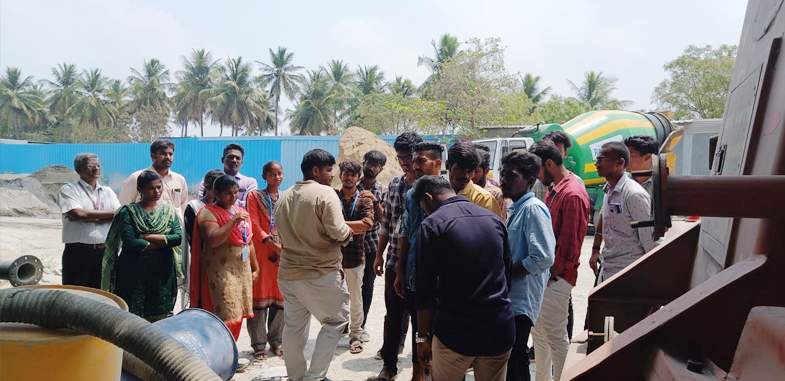 Vaigai civil Industrial Visit