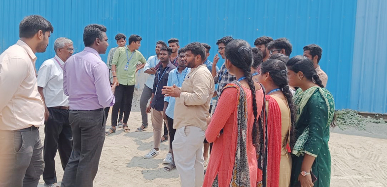 Vaigai civil Industrial Visit