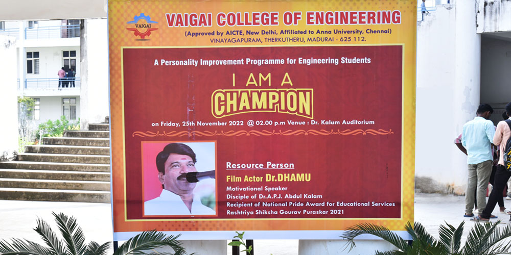 I AM A CHAMPIAN