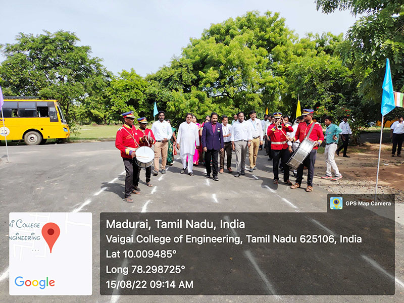 75th Independence Day @ Vaigai College-2