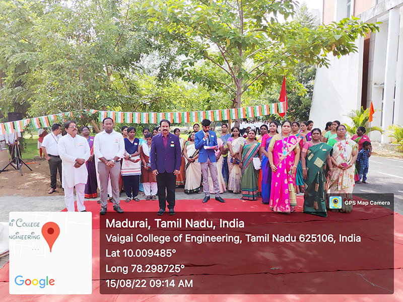 75th Independence Day @ Vaigai College-3