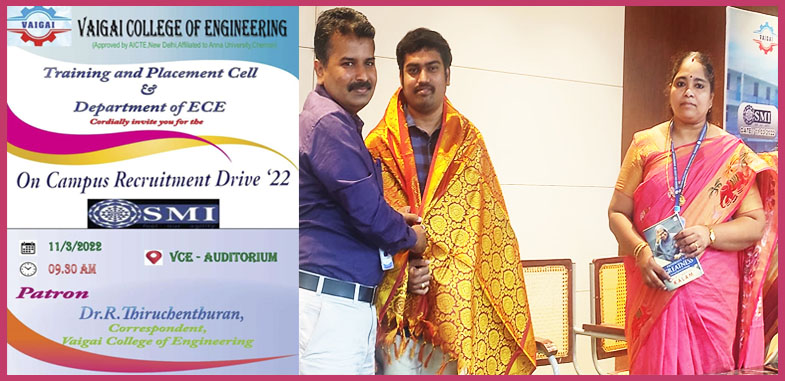 vaigai On-Campus Placement Drive